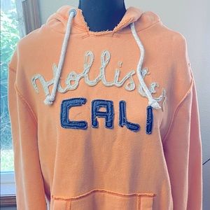 Hollister orange hoodie